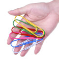 100mm color plastic wrapped paper clip multi-specification silver paper clip